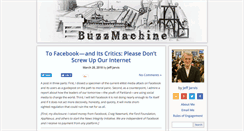 Desktop Screenshot of buzzmachine.com